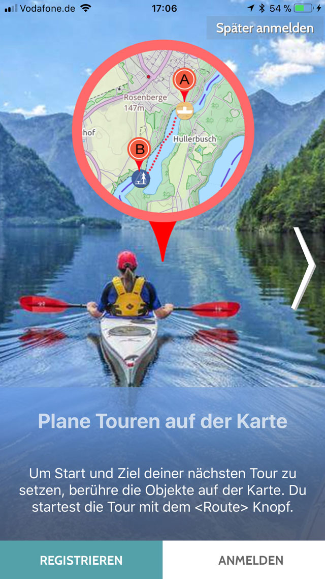 Plane Fahrten auf dem Wasser