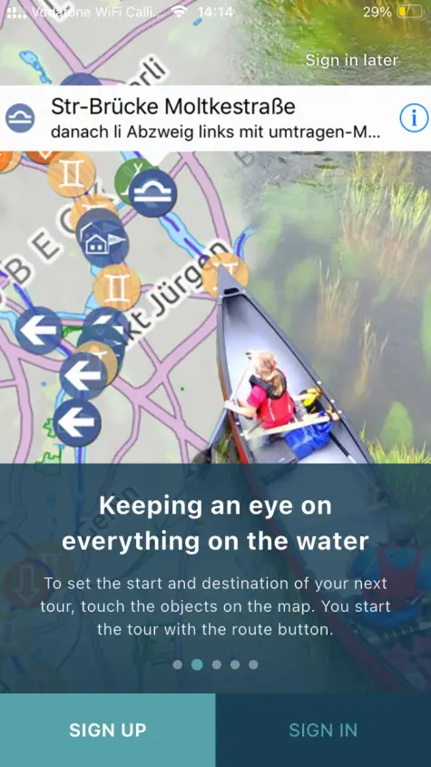 Keep everything in view on the water