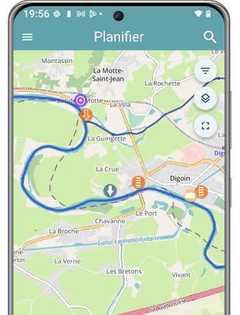Le Loire - Parcours de randonnée sur la rivière