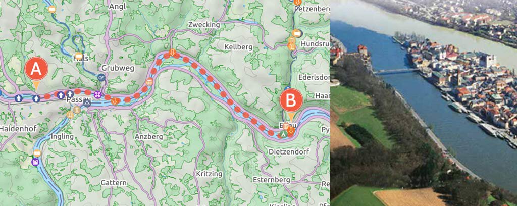 Donau, Bayern, Ostbayern, Paddeltour
