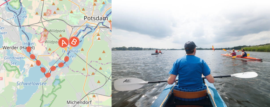 Untere Havel, Berlin und Brandenburg, Paddeltour