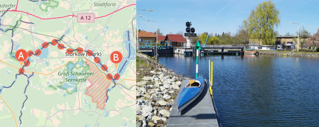 Storkower Gewässer, Berlin und Brandenburg, Paddeltour