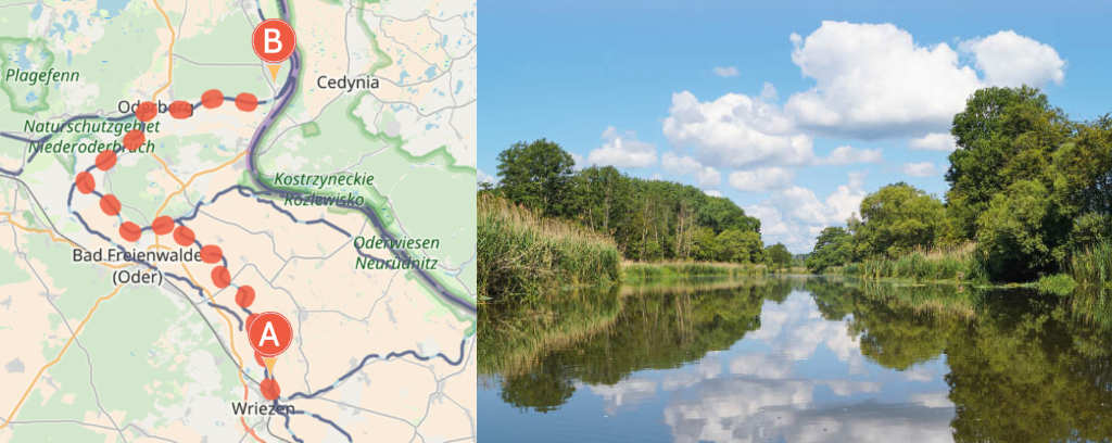 Alte Oder, Berlin und Brandenburg, Paddeltour