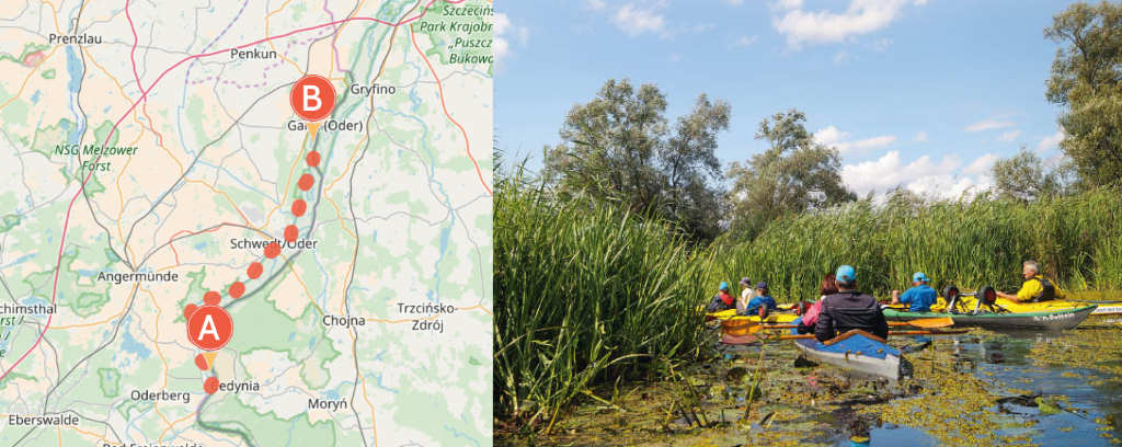 Hohensaaten-Friedrichsthaler-Wasserstraße, Berlin und Brandenburg, Paddeltour