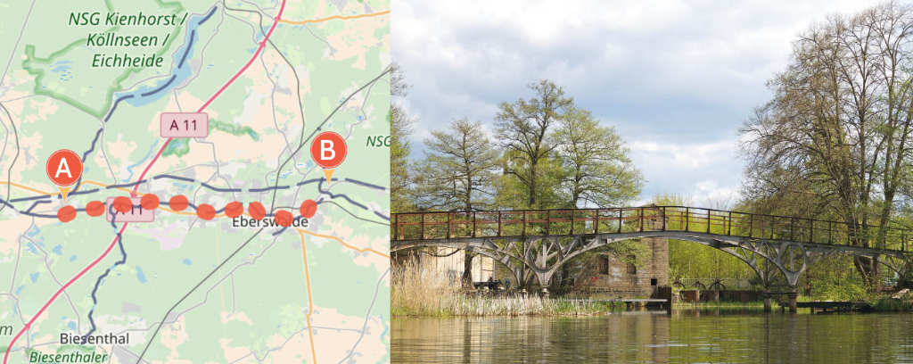 Finow-Kanal, Berlin und Brandenburg, Paddeltour